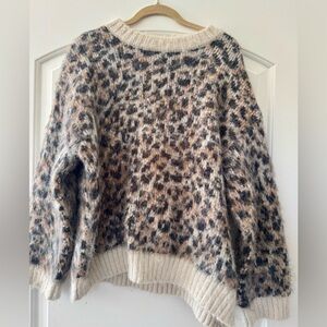 Leopard Print Women Sweater